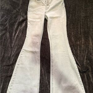 Women's Light Blue Flared Jeans